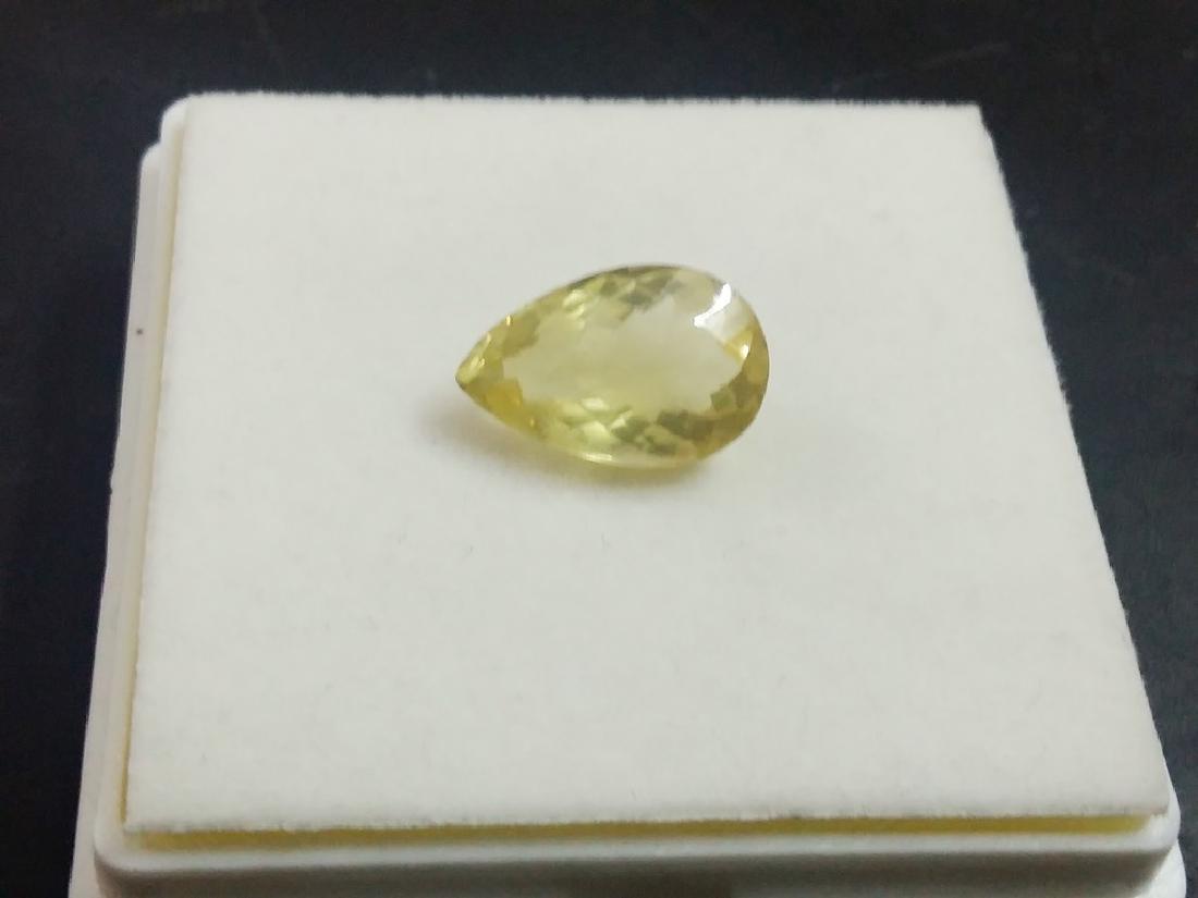 Natural Pear Checker Cut Lemon Topaz: Item: Natural Pear Checker Cut Lemon Topaz Loose Gemstone: Topaz Carat Weight: 11.03 Size/Dimensions: 19 x 12 x 8 No of Pcs.: 1 Please note that this lot has a confidential reserve. When you leave a b