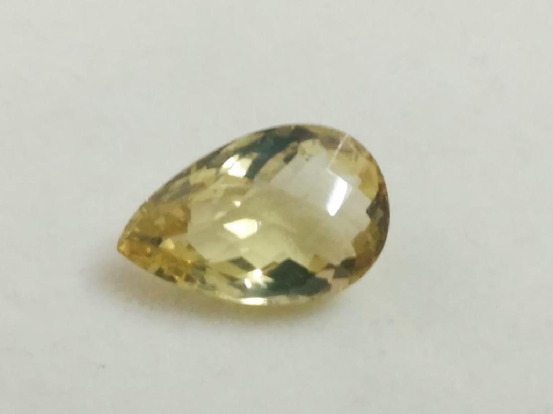 Natural Pear Checker Cut Lemon Topaz: Item: Natural Pear Checker Cut Lemon Topaz Loose Gemstone: Topaz Carat Weight: 11.75 Size/Dimensions: 19 x 12 x 8 No of Pcs.: 1 Please note that this lot has a confidential reserve. When you leave a b
