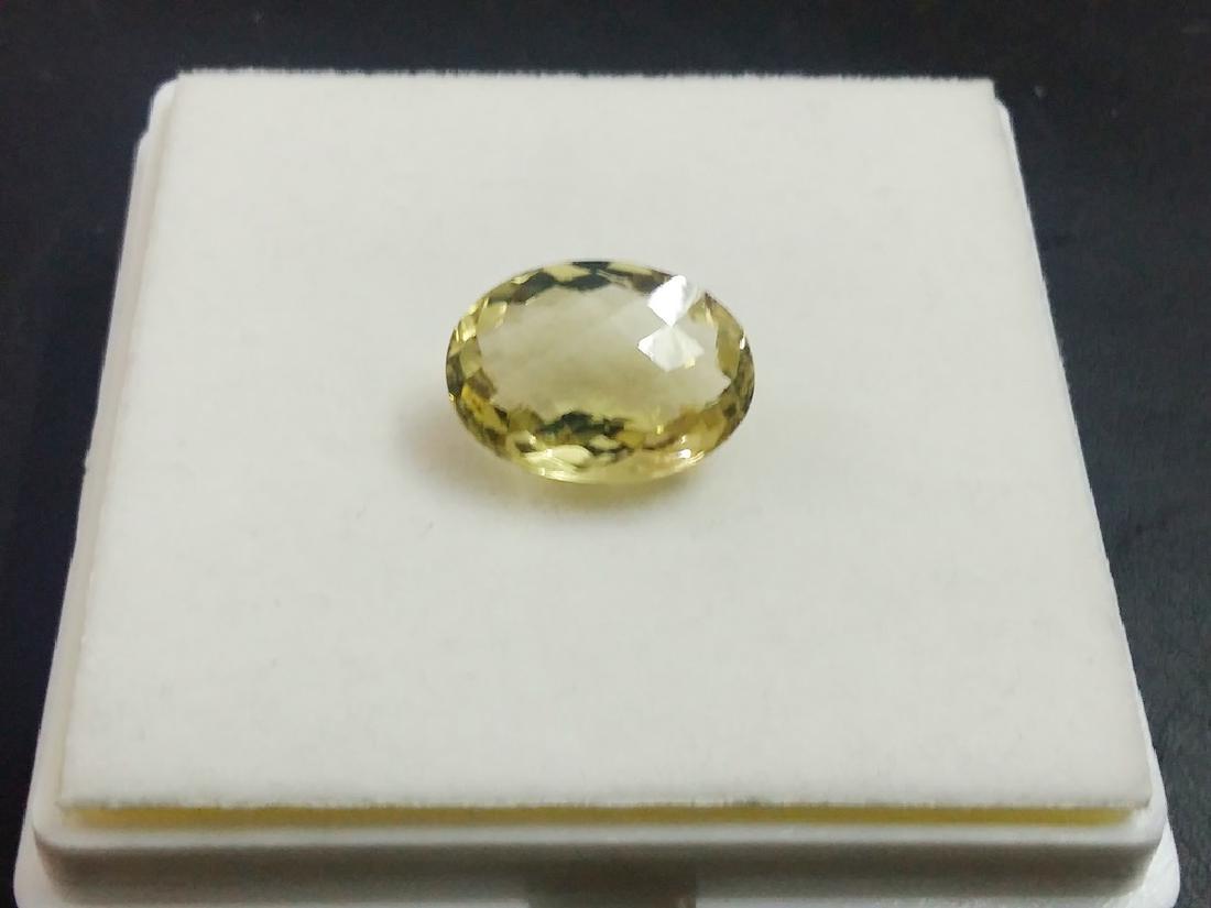 Natural Oval Checker Cut Lemon Topaz: Item: Natural Oval Checker Cut Lemon Topaz Loose Gemstone: Topaz Carat Weight: 11.81 Size/Dimensions: 18 x 13 x 8 No of Pcs.: 1 Please note that this lot has a confidential reserve. When you leave a b