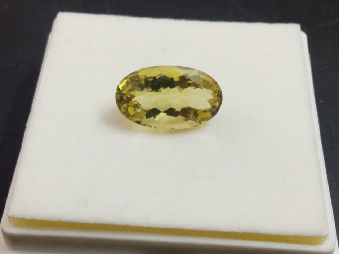 Natural Oval Checker Cut Lemon Topaz: Item: Natural Oval Checker Cut Lemon Topaz Loose Gemstone: Topaz Carat Weight: 15.66 Size/Dimensions: 21 x 12 x 10 No of Pcs.: 1 Please note that this lot has a confidential reserve. When you leave a 
