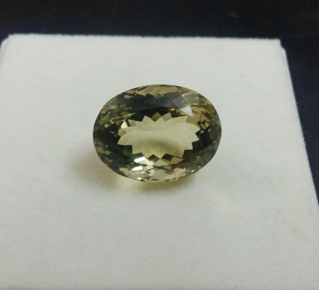 Natural Oval Checker Cut Lemon Topaz: Item: Natural Oval Checker Cut Lemon Topaz Loose Gemstone: Topaz Carat Weight: 24.84 Size/Dimensions: 20 x 15 x 12 No of Pcs.: 1 Please note that this lot has a confidential reserve. When you leave a 