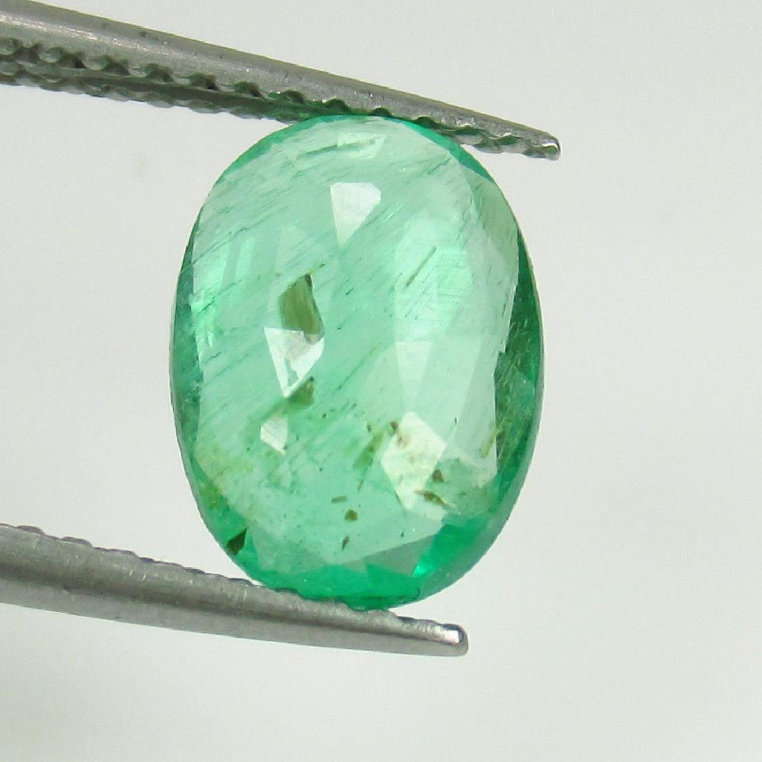 1.75 Ct Natural Loose Zambian Emerald Top Class Luster (1 of 2)