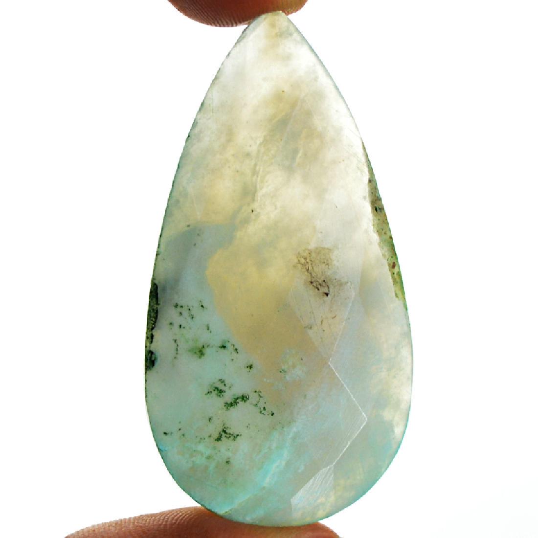 Pear Shape Peruvian Opal Faceted Gem (1 of 2)