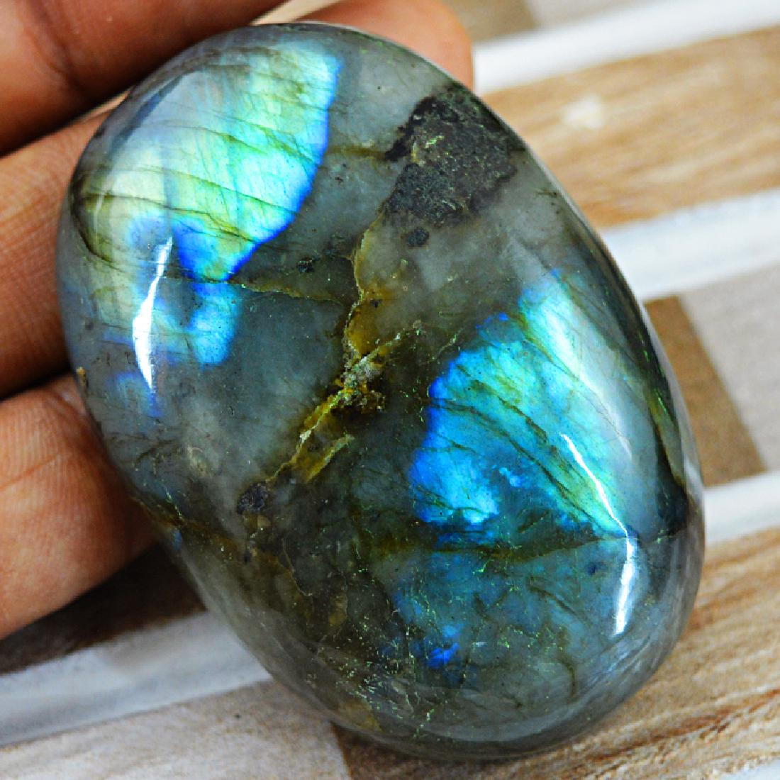 Blue Flash Labradorite Gemstone (1 of 2)