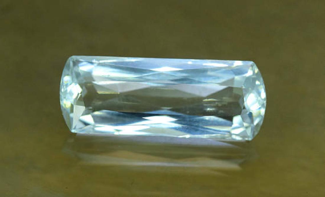 Certified 13.28 cts Untreated Aquamarine Loose Gemstone (1 of 6)