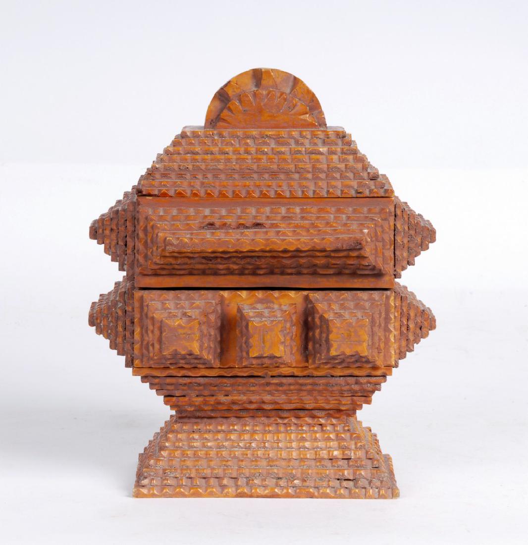 Tramp Art Box by Hermitage Artists (1 of 4)