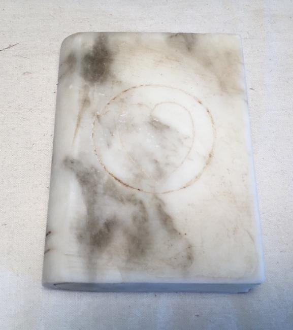 Single 19th C Marble book (1 of 7)
