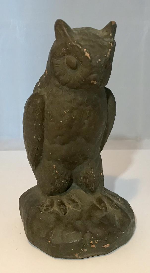 Folk Art Redware Figure of an Owl (1 of 4)