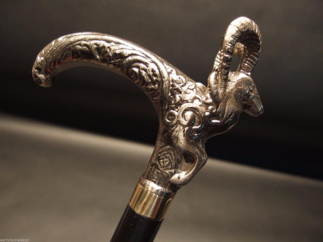 Ram Goat Metal Walking Stick Cane (1 of 6)