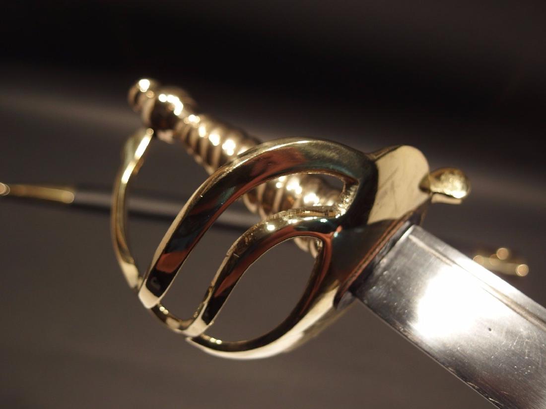 Revolutionary War English Officer Hanger Cutlass Sword (1 of 9)