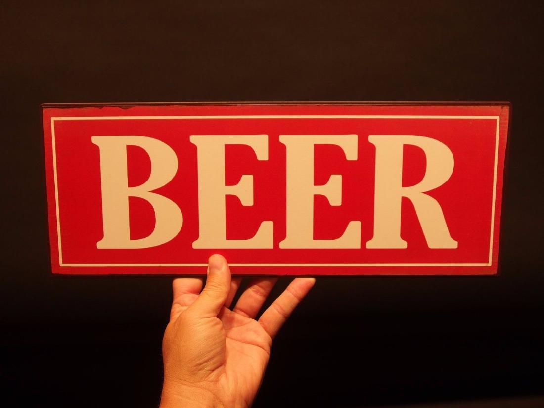 Metal Beer Bar Tavern Restaurant or Man Cave Trade Sign (1 of 4)