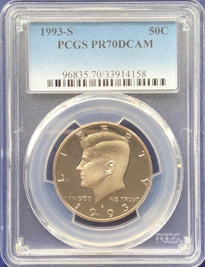 1993-S Kennedy Half Dollar PR70DCAM (1 of 2)