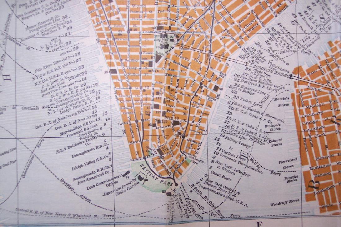 Rand, McNally & Co.'S Guide Map of New York City (1 of 3)