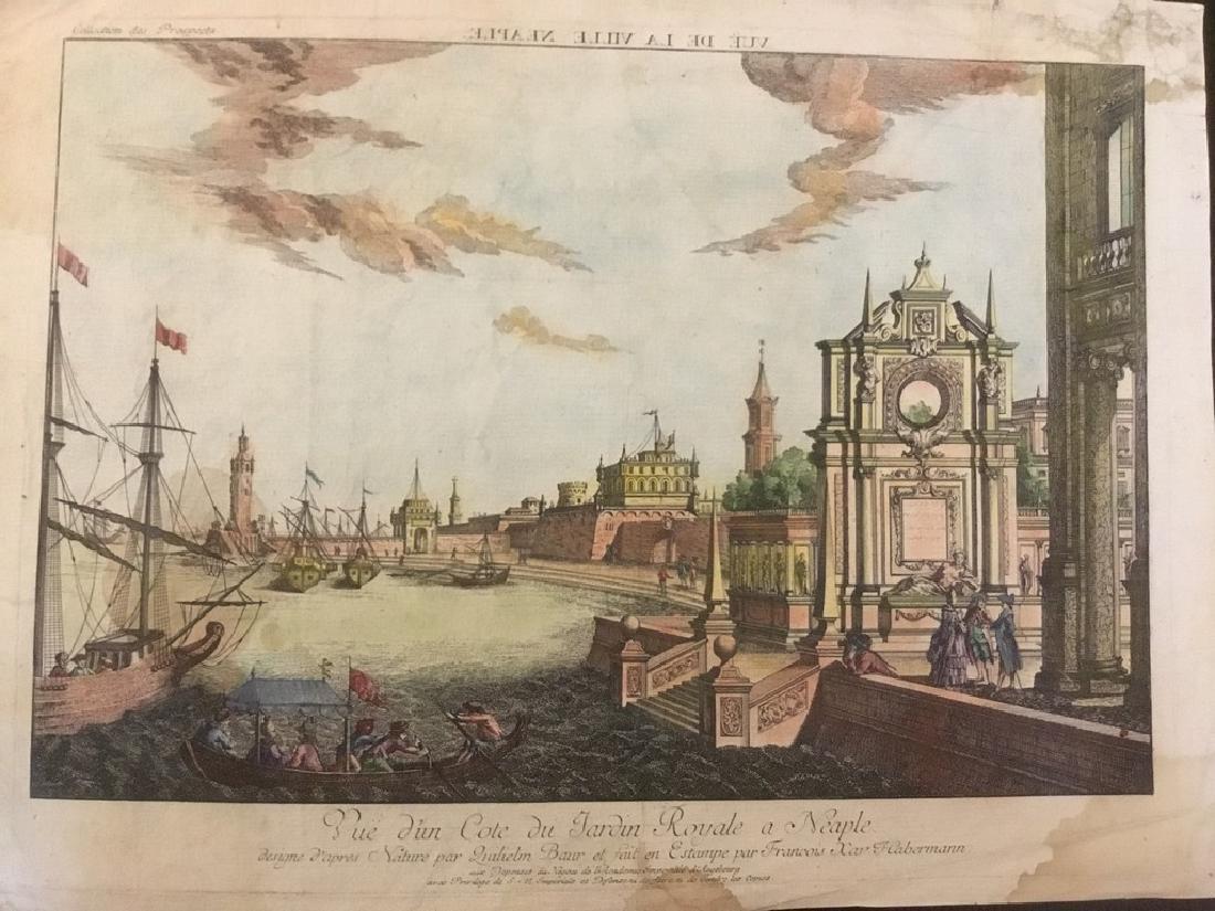 View of Naples harbor and garden, southern Italy. (1 of 2)