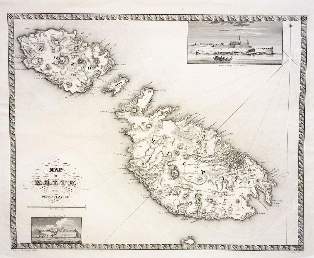 Locherer: Maltese Islands with Valletta Insets (1 of 1)