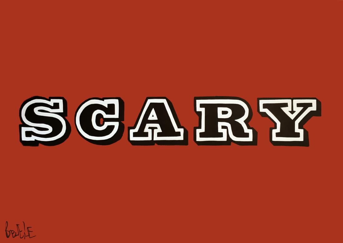 Ben Eine Giclee Scary (1 of 1)