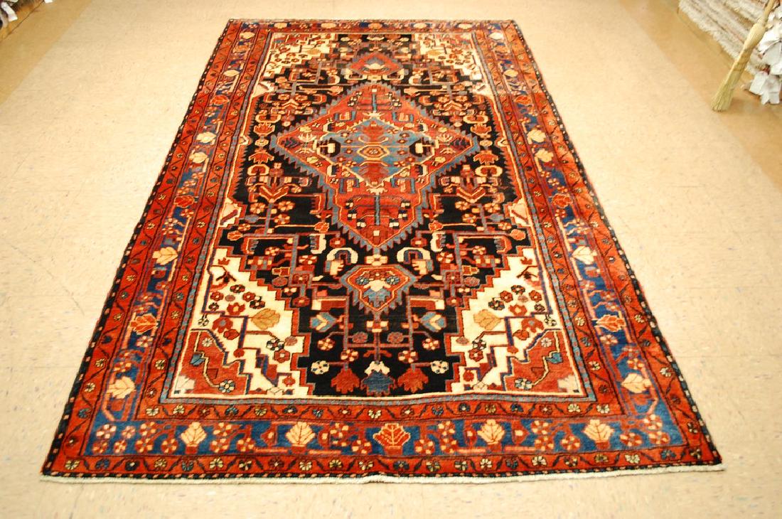 Antique High KPSI Persian Nahavand Rug 5.7x10.2 (1 of 10)