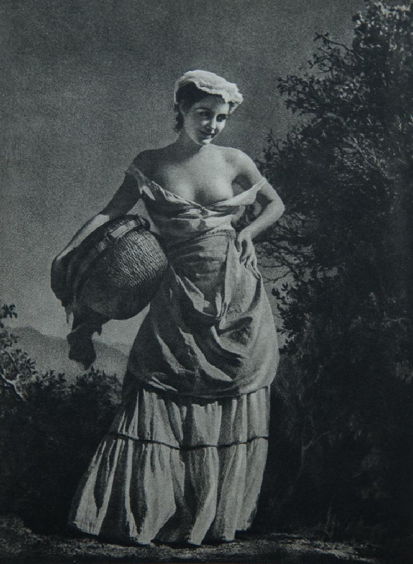 WILLIAM MORTENSEN - Woman of Languedog: Artist: William Mortensen Title: Woman of Languedog Medium: Sheet Fed Gravure, 1943, USA Dimensions: 8x11" Unmounted William Mortensen was an American art photographer born in 1897 in Utah. He is prim