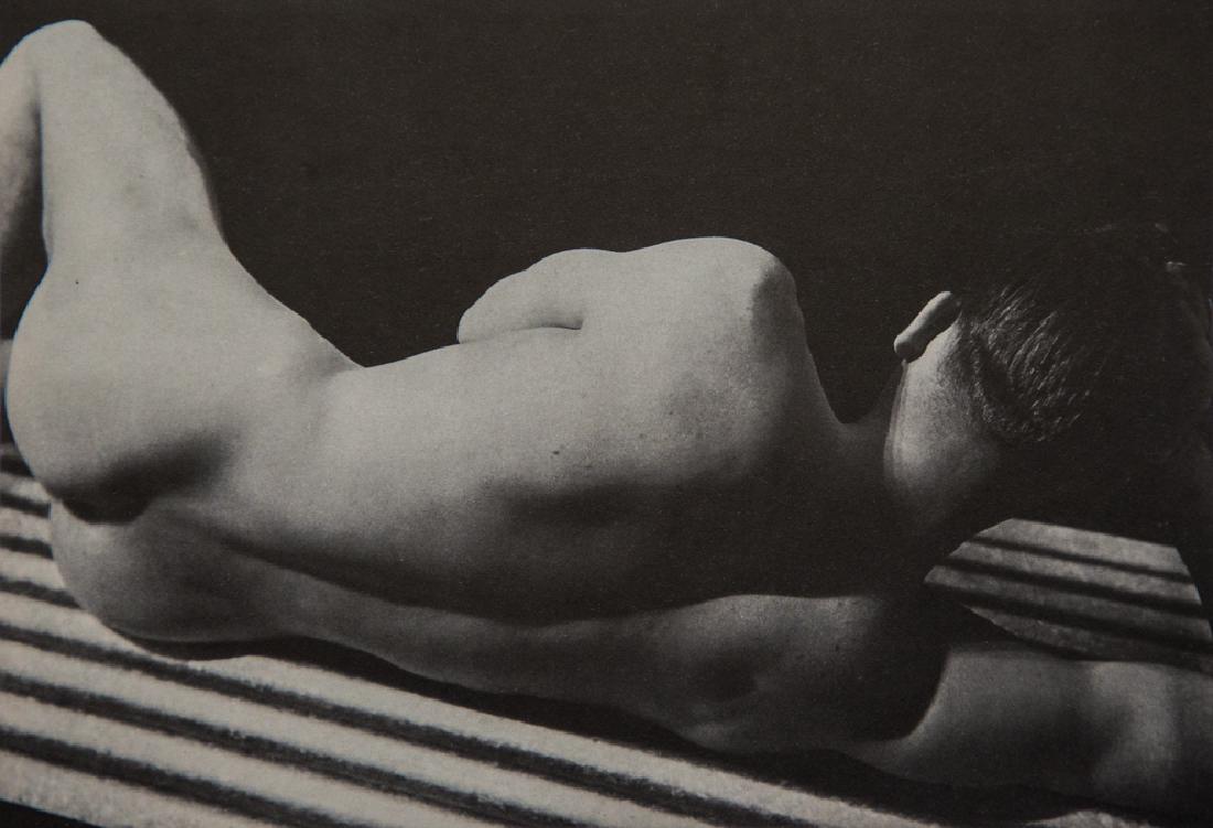 GEORGE PLATT-LYNES - Untitled Male Nude, 1930: Artist: George Platt-Lynes Title: Untitled Male Nude, 1930 Medium: Rotogravure, 1985, Italy Dimensions: 7.65x5.25" Heat Wax Mounted on 11x14" Conservation Board George Platt Lynes was an American fash