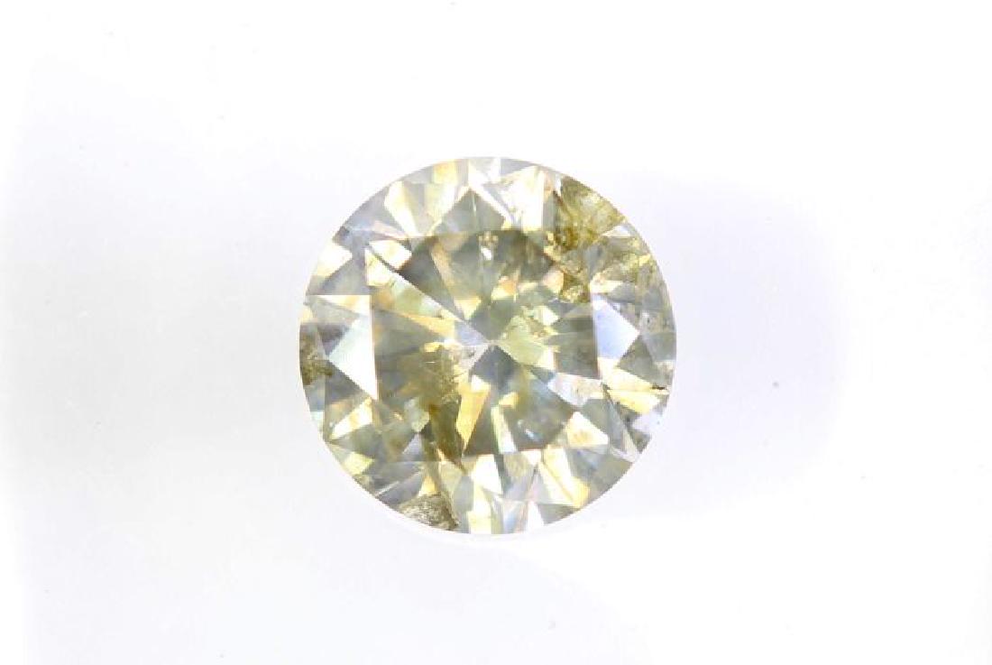 0.61 ct Fancy Light Brownish Yellow Diamond (1 of 4)