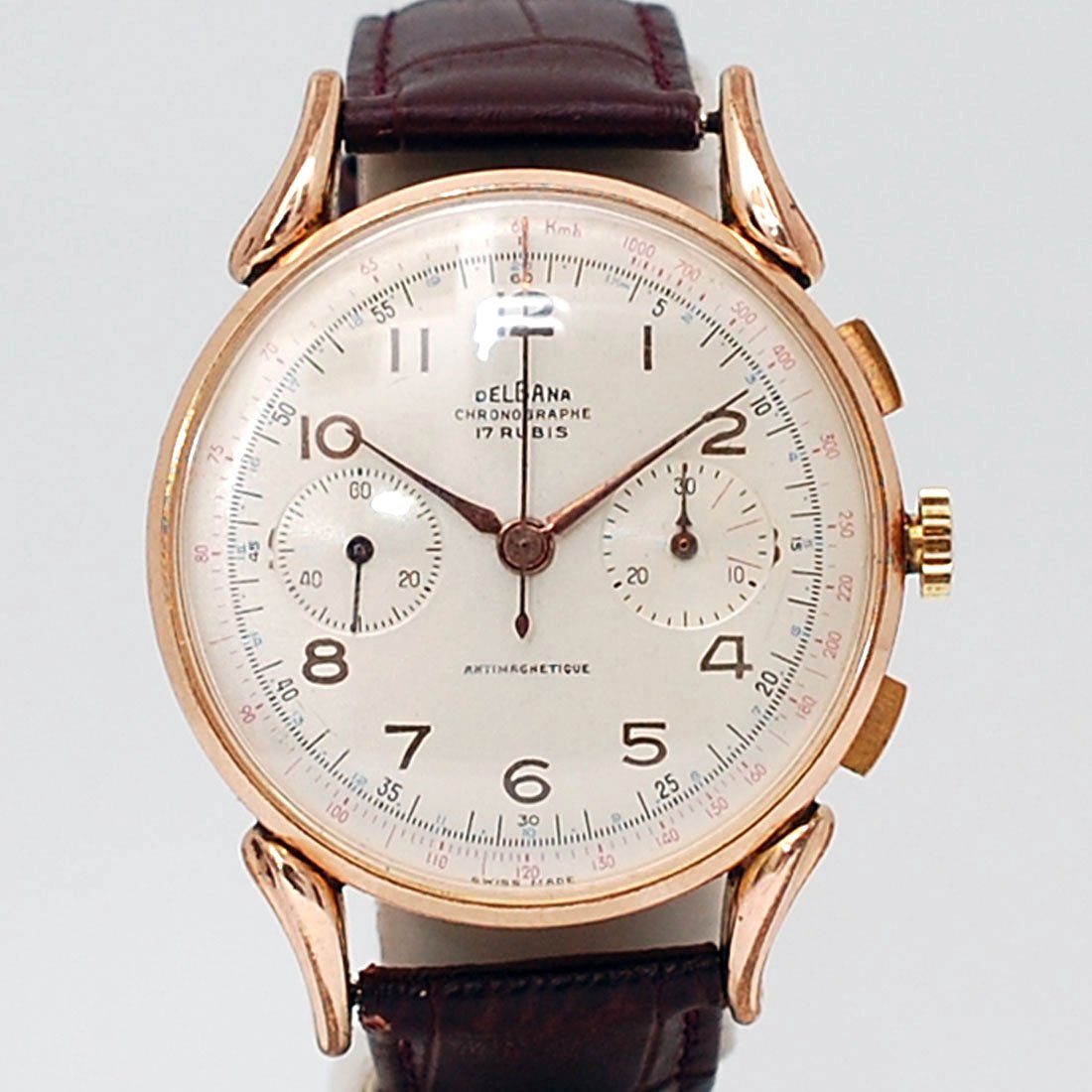 Vintage Delbana Oversized Chronograph (1 of 14)