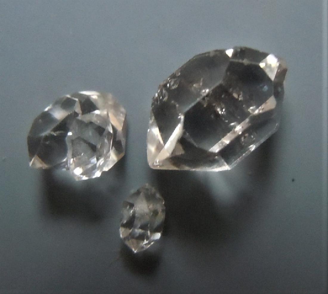 Genuine Herkimer Diamond - set of 3 pieces (1 of 6)