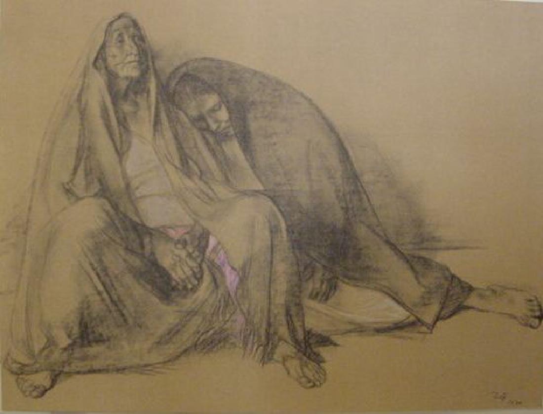 Francisco Zuniga Lithograph Dibujos #13 (1 of 1)