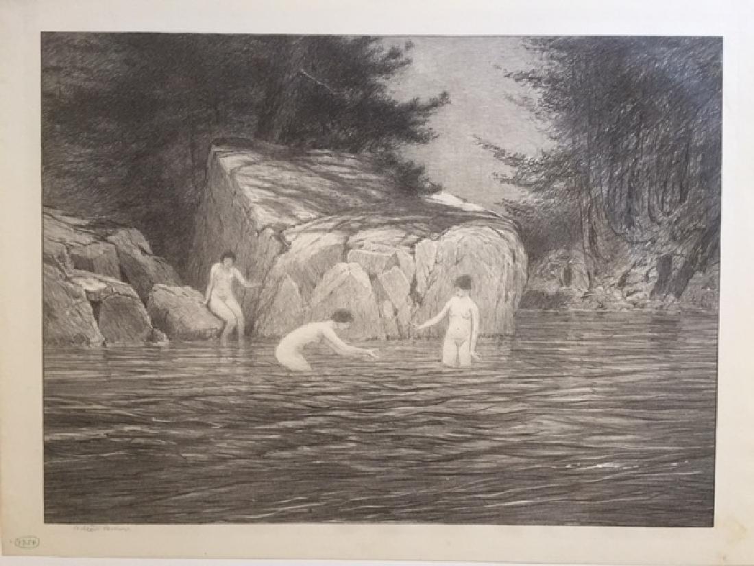 Bolton Coit Brown Groups of Nudes at the River (1 of 2)