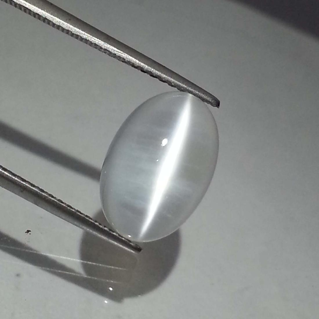 Natural Moonstone Cat's Eye- 4.16 ct: Item: Natural Moonstone Cat's Eye- 4.16 ct Color/Clarity: VVS Loose gemstone Carat Weight: 4.16 Size (mm): 13.00 x 8.90 x 4.80 Oval - Srilanka No Reserve: This lot starts at $1 and has no reserve as a