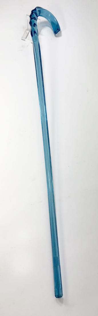 19TH CENTURY WHIMSY GLASS CANE, OUTSTANDING PEACOCK (1 of 5)