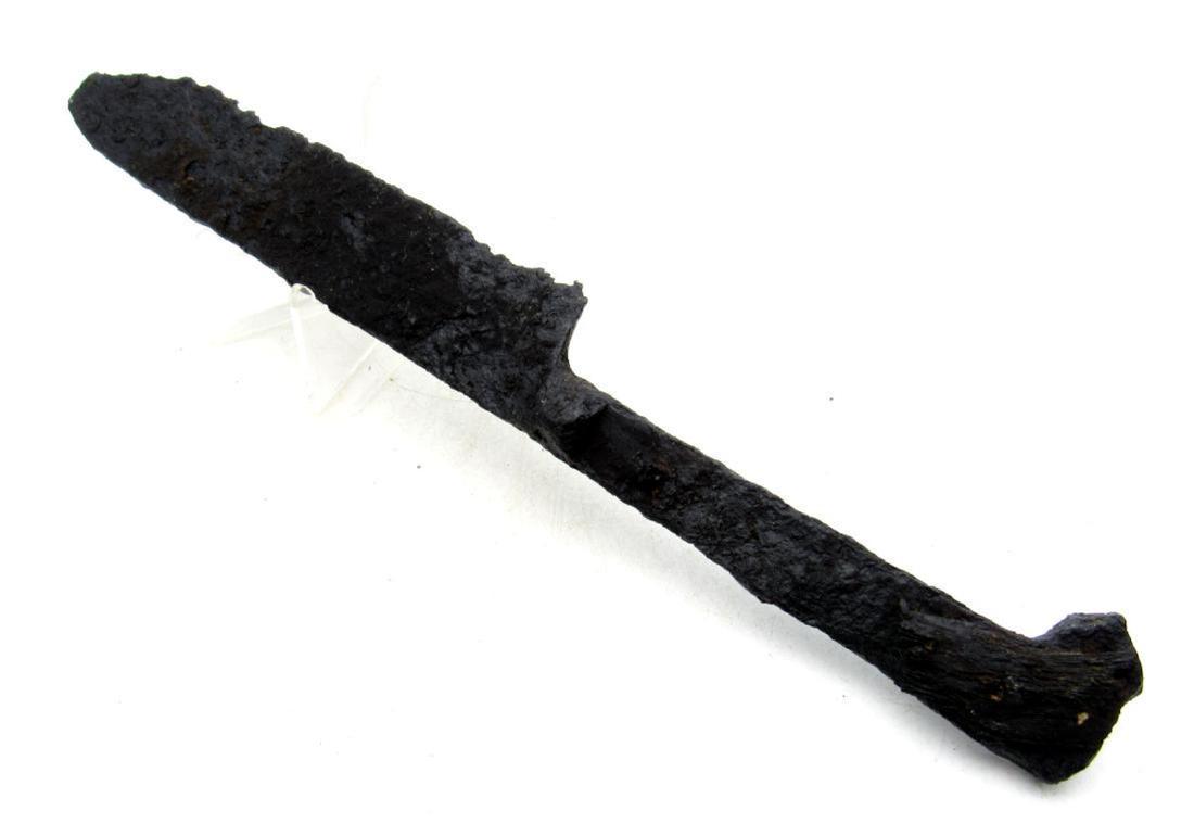 Medieval Viking Era Iron Knife with Some Wood on the (1 of 4)