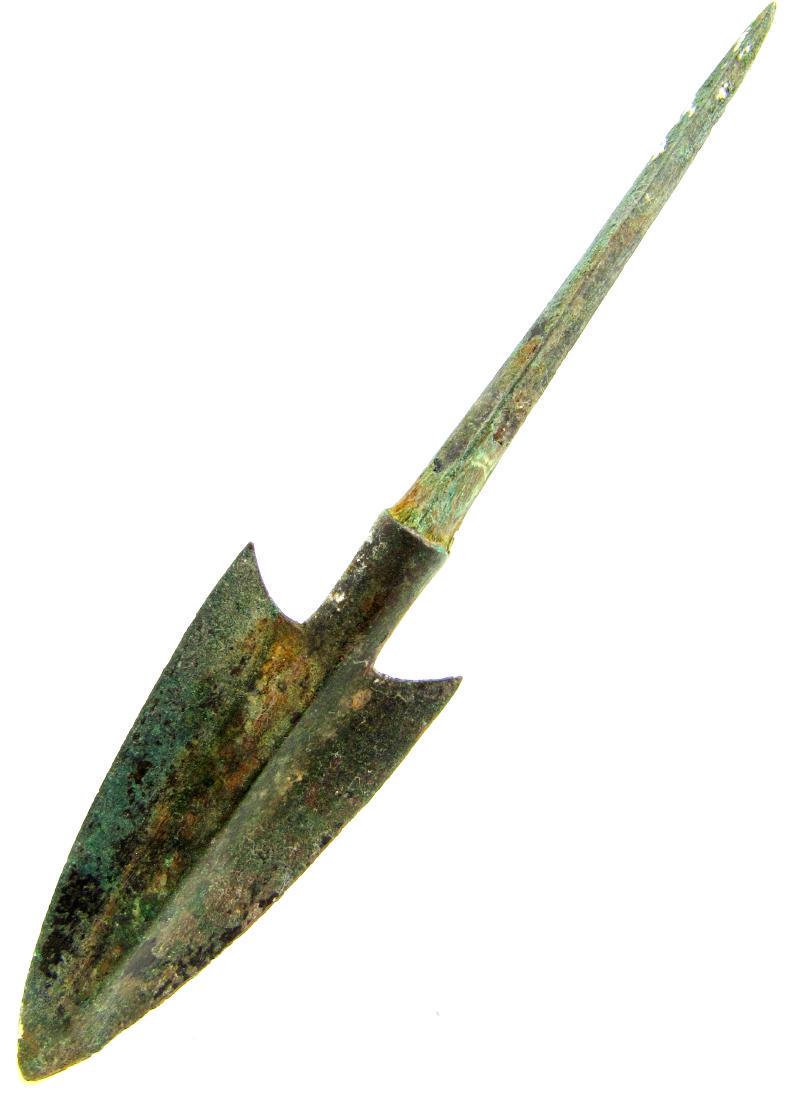 Ancient Greek Bronze Spear Head (1 of 2)