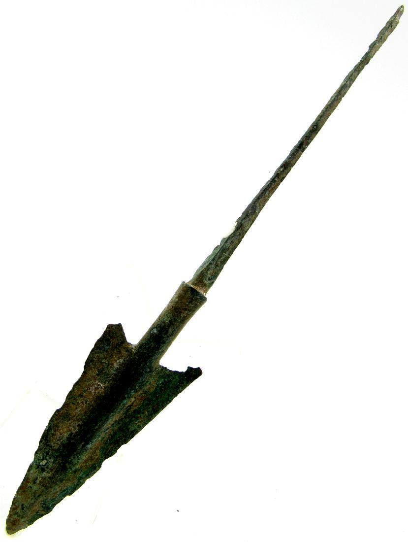Ancient Greek Bronze Spear Head (1 of 2)