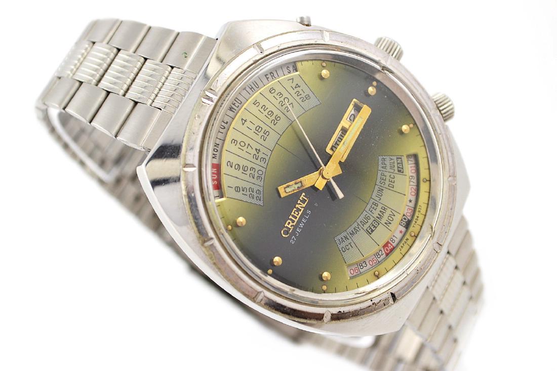 Vintage Orient Multi Year Calendar Automatic Stainless
