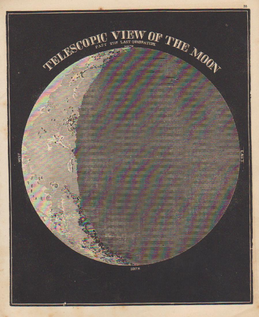 Asa Smith Telescopic View of the Moon Past the Last (1 of 1)