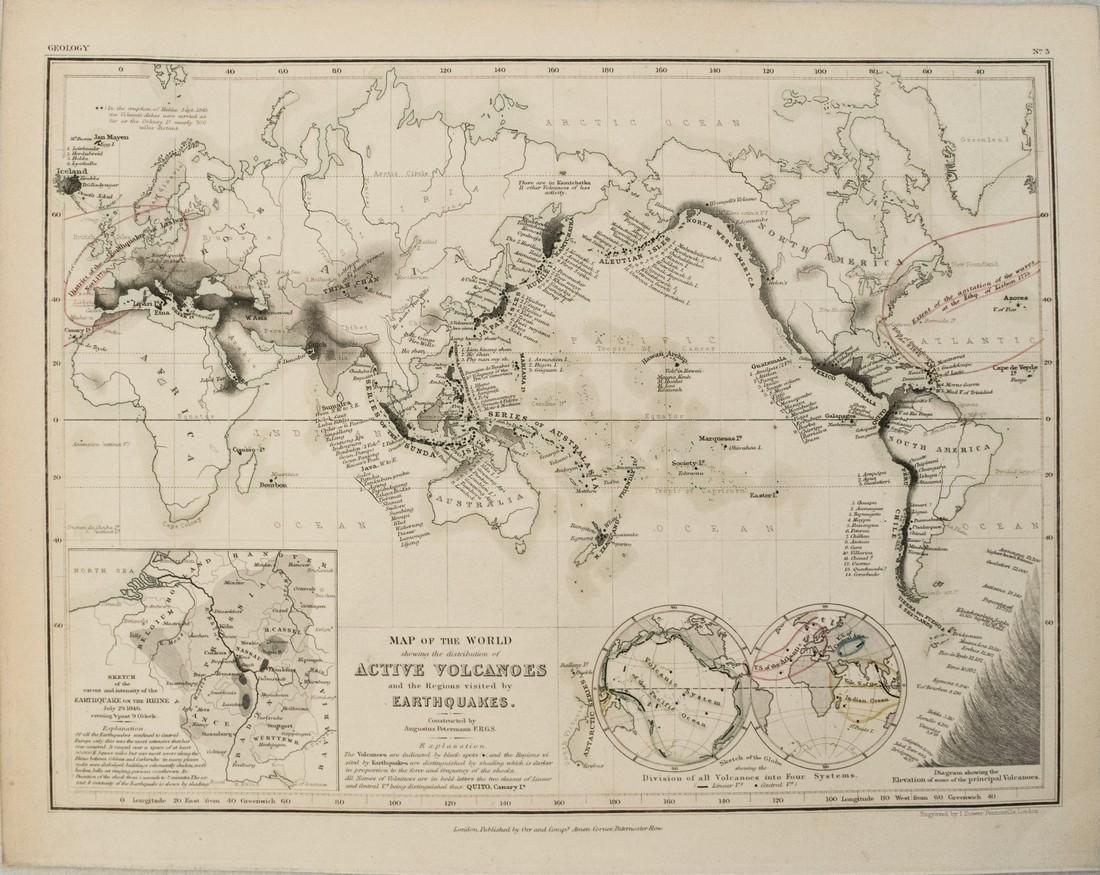 1850 Petermann Map of the Distribution of Active (1 of 1)