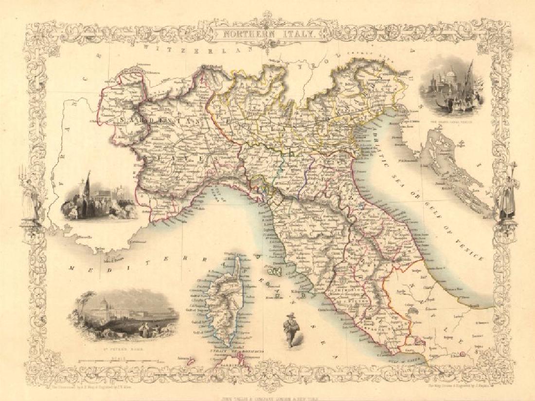 NORTHERN ITALY: Sardinian/Papal States.Venetian (1 of 2)