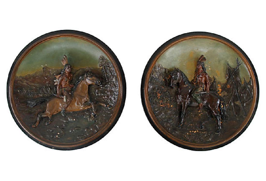 Native American Relief Plaques (1 of 4)