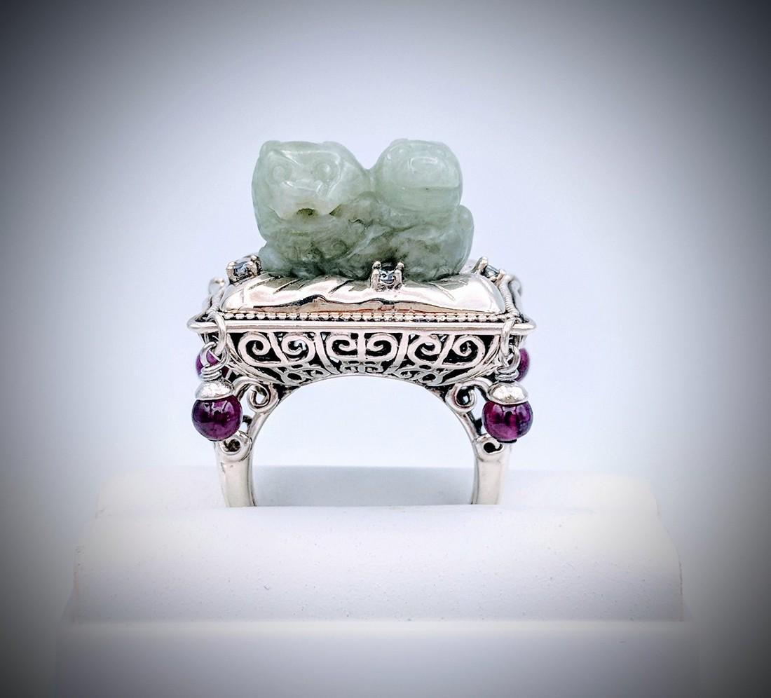 Sterling Silver Size 7 Imperial Designed Ring with (1 of 4)