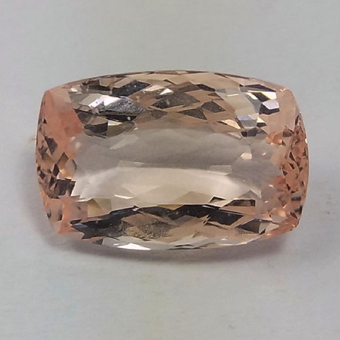 5.85 CT 1 PC STUNNING FIRE 100% NATURAL MORGANITE PEAR (1 of 1)