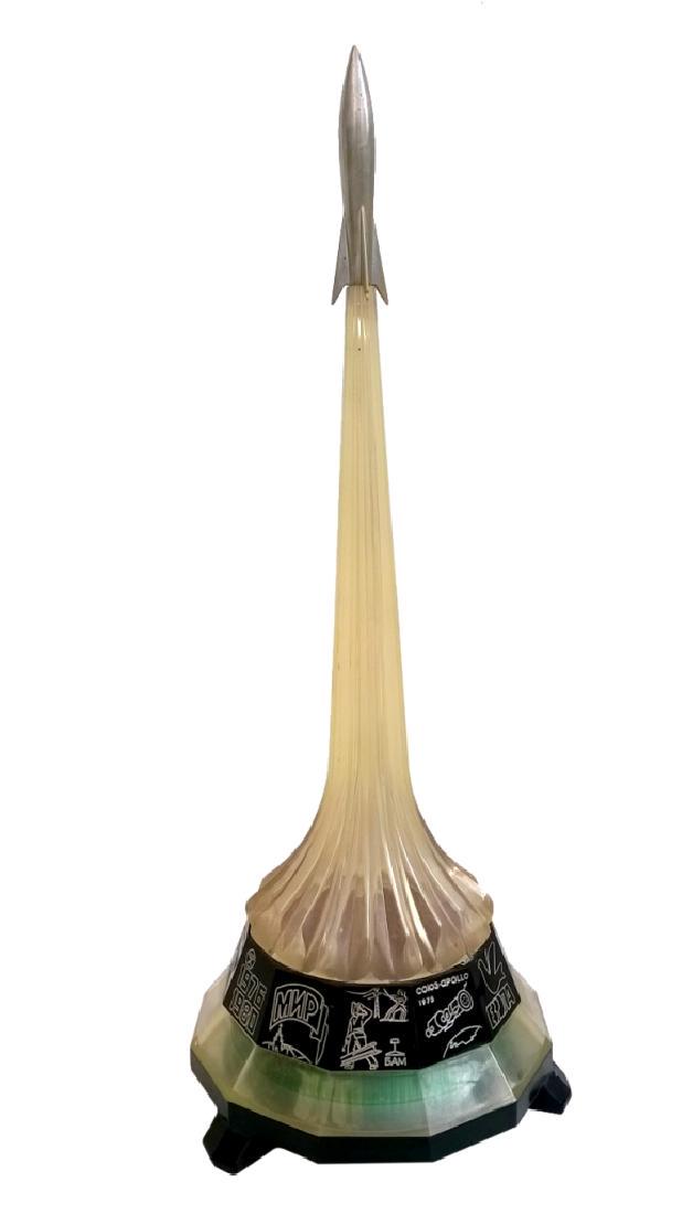 Vintage Night lamp Rocket. Dedicated to the first space (1 of 11)