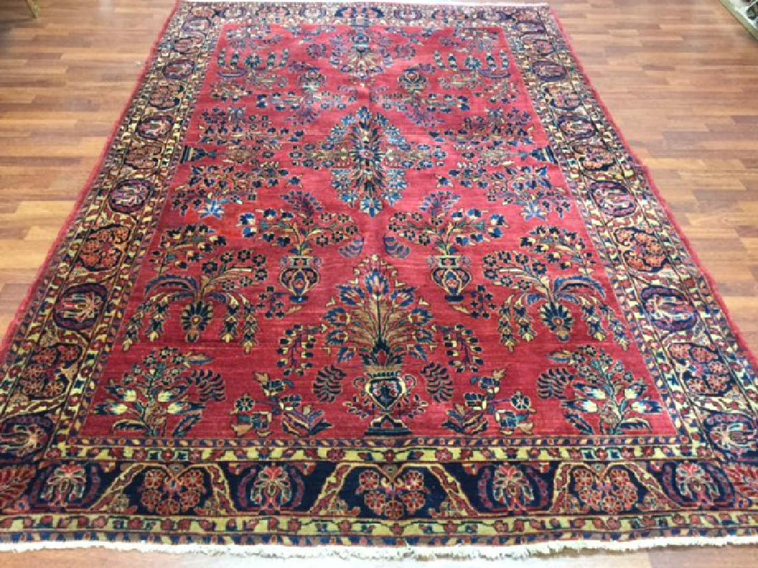 Antique Persian Sarouk Rug 6.1x9.6 (1 of 6)