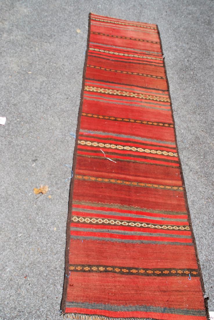 Vintage Afghan Tribal Kilim Runner Rug 9x2 (1 of 3)