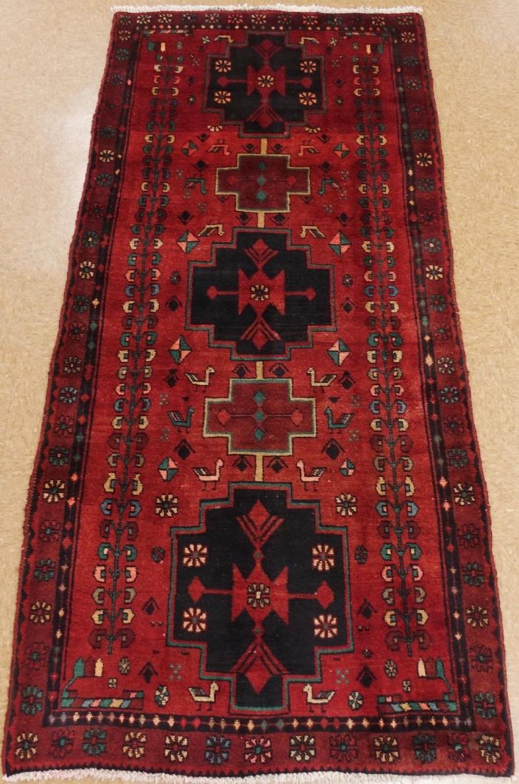 Persian Koliai Tribal Hand Knotted Wool Kurdish Rug 4x9 (1 of 11)