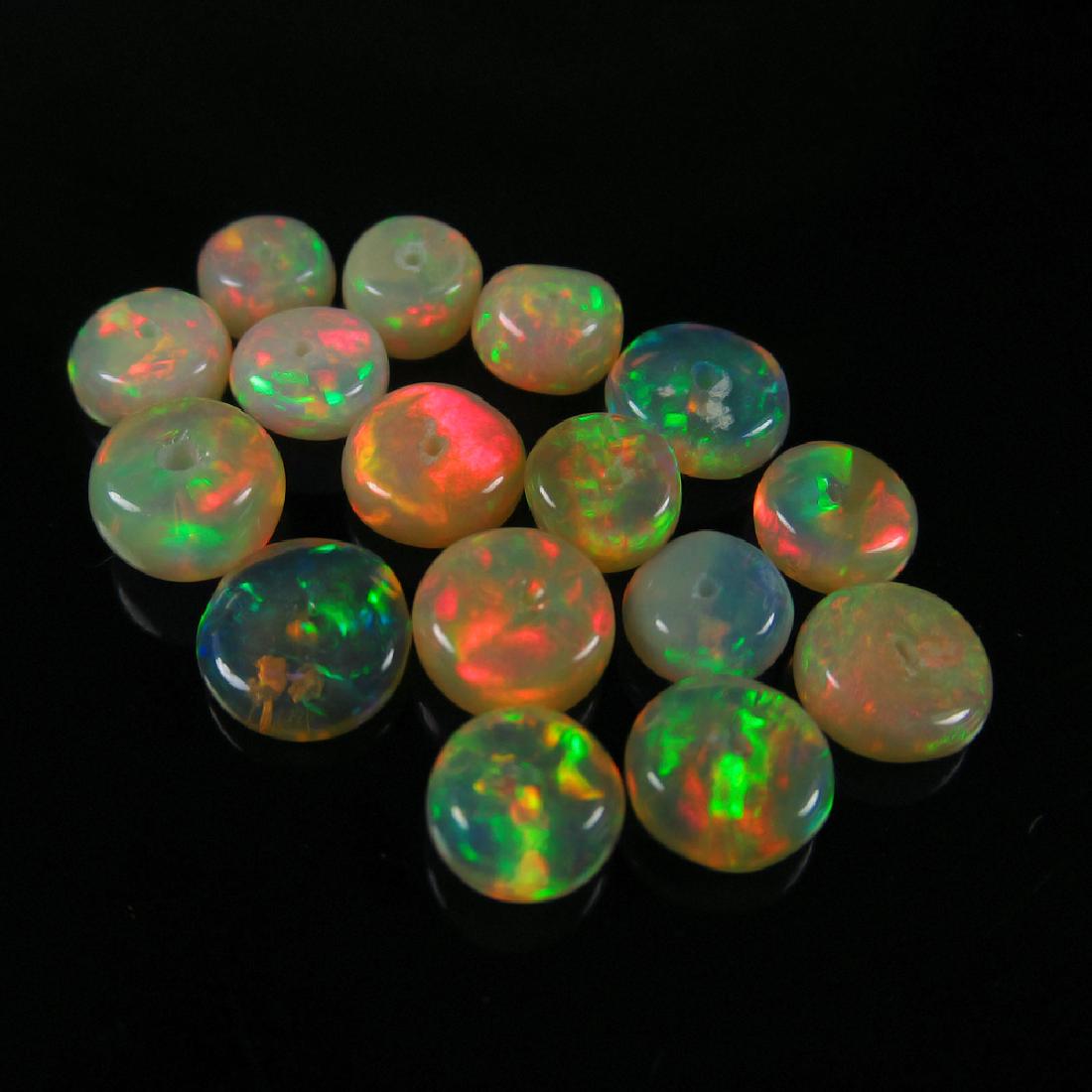 8.40 Ct Genuine Loose 16 Drilled Opal Beads Multi-Color (1 of 4)