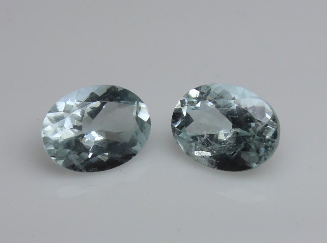2.35 Ct Natural Aquamarine Pair (1 of 2)