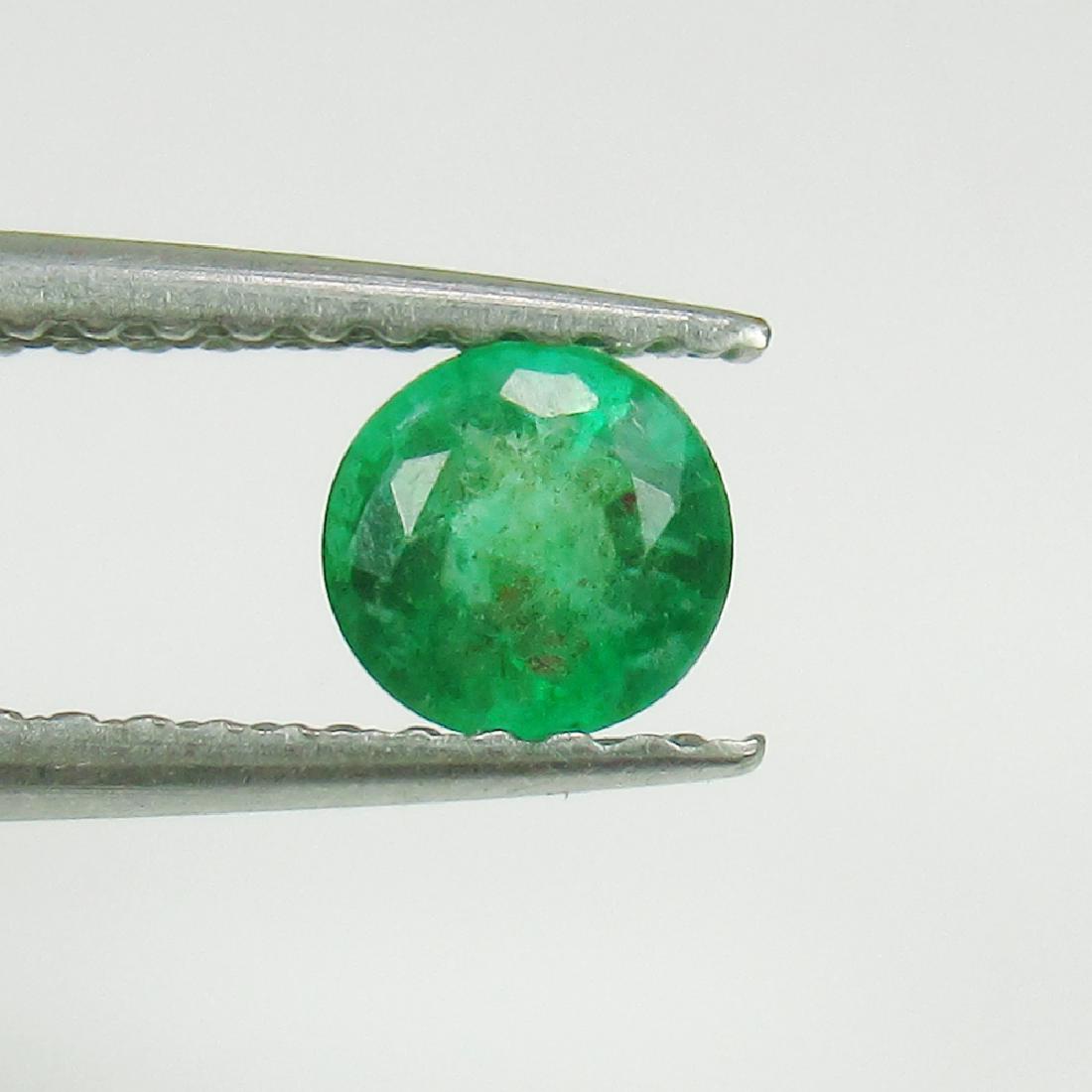 0.37 Ct Genuine Loose Zambian Emerald Good Luster 4.6 (1 of 2)