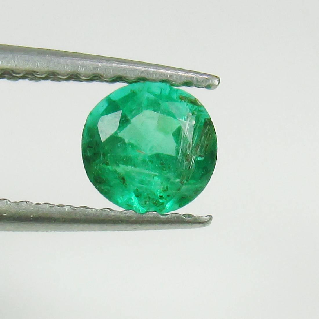 0.43 Ct Genuine Loose Zambian Emerald Good Luster 5.0 (1 of 2)