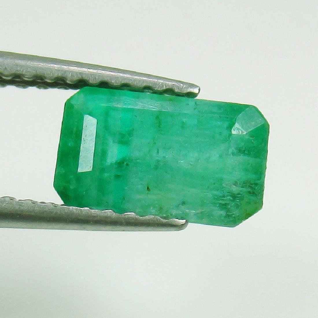 1.43 Ct Genuine Loose Zambian Emerald Excellent Octagon (1 of 2)