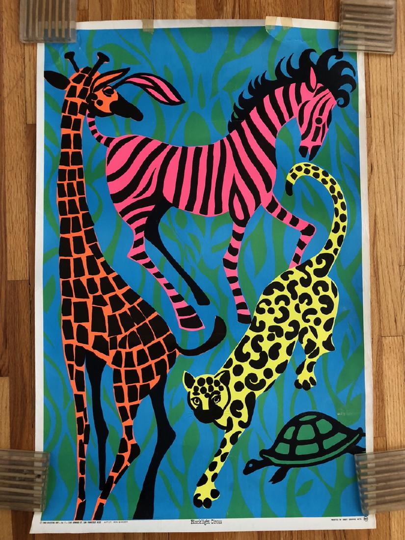 BLACKLIGHT CIRCUS - 1968 POSTER (1 of 1)